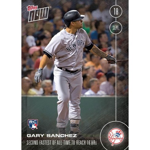 Topps Mlb Ny Yankees Gary Sanchez (rc) #473 Topps Now Trading Card : Target