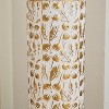Dexmalle 3Set of Luxury Classic Gilded White 3D Relief Flower Metal Vase - 4 of 4