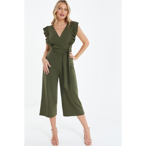 Frill Detail Culotte Jumpsuit : Frill Detail Culotte Jumpsuit