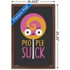 Trends International David Olenick - People Suck Framed Wall Poster Prints - 3 of 4