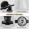 KAISITE Modern Vanity Light with Opal Glass Shade - 4 of 4