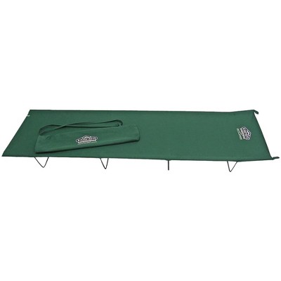 Kamp-Rite Compact Lightweight Economy Cot Indoor/Outdoor 1-Person Camping Sleeping Cot, Ideal for Hotels, Sporting Events & Emergencies, Green