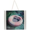 Sunnylife Luxe Tube Pool Ring - Stole My Heart Pink Stripe, Inflatable Lounger - 2 of 4