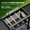 SKONYON 4-Burner Gas Grill  60000 BTU Propane Griddle with Side Board - 2 of 4
