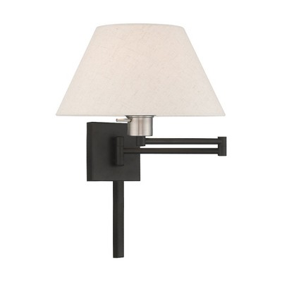 Livex Lighting 1 - Light Wall Light in  Black