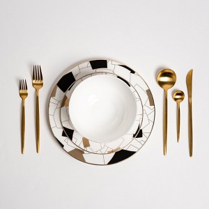 Ozarke Aurora Black Plate Set - Multicolor - 1 of 4