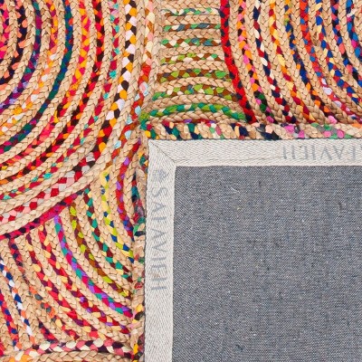 Cape Cod Multicolor Hand-Knotted Cotton Area Rug 5' x 8'