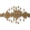 Rena 32" Iron/Steel Wall Decor - WDC1029 - Antique Brass - Safavieh - 3 of 4