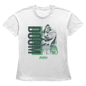 Avengers: Doomsday Womens Doctor Doom Icon Straight Fit T-Shirt : Target