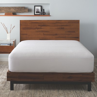 California King White Terry Cloth Waterproof Mattress Protector