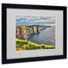 Trademark Fine Art -Pierre Leclerc 'Cliffs of Moher Ireland' Matted Framed Art - 2 of 3