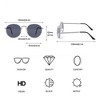 Anna-Kaci Women's Retro Round Metal Sunglasses - 4 of 4