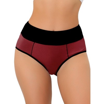 Allegra K Women's High Waist Tummy Control Color-block Available