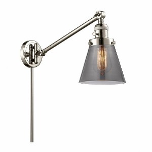 Cone - 1 Light Swing Arm Wall Sconce In Industrial Style-25 Inches Tall and 8 Inches Wide - 1 of 1