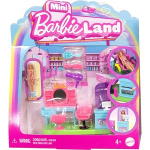 Barbie Mini BarbieLand Collectible Hair Salon Playset with 1.5" Doll - 1 of 4