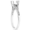 Pompeii3 1/5ct Split Shank Diamond Mount Engagement Ring Setting - 2 of 4