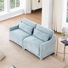 Christopher Knight Home Roxanne 73" Chenille Upholstered 2-Seat Sectional Sofa - 2 of 4