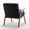 NicBex Accent Chair Upholstery Solid Wood Frame Lounge Chair Reading Chair Comfy Chair Extra Seating for Living Room - 4 of 4