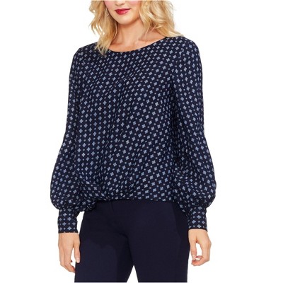 Vince Camuto Womens Blouson Pullover Blouse