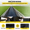 VEVOR Garden Weed Barrier Fabric, 5.8 OZ Heavy Duty Landscape Fabric, 4ft x 100ft Weed Block Control for Garden Ground Cover, Black - 4 of 4