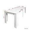 NicBex 20.08"-118.50" Multifunctional Extendable Console Dining Table for Kitchen, Small Space - 3 of 4