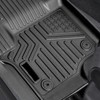 VEVOR Automotive Floor Mats, Fits for Ford F250 F350 F450 F550 2017-2024 2025 Super Duty Crew Cab Bucket Seat, 3 pcs Front and 2nd Row Liners, Black - 2 of 4