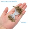 Unique Bargains Handmade Flexible Durable Artificial Flower Stamen 3mm 750 Pcs - 3 of 4