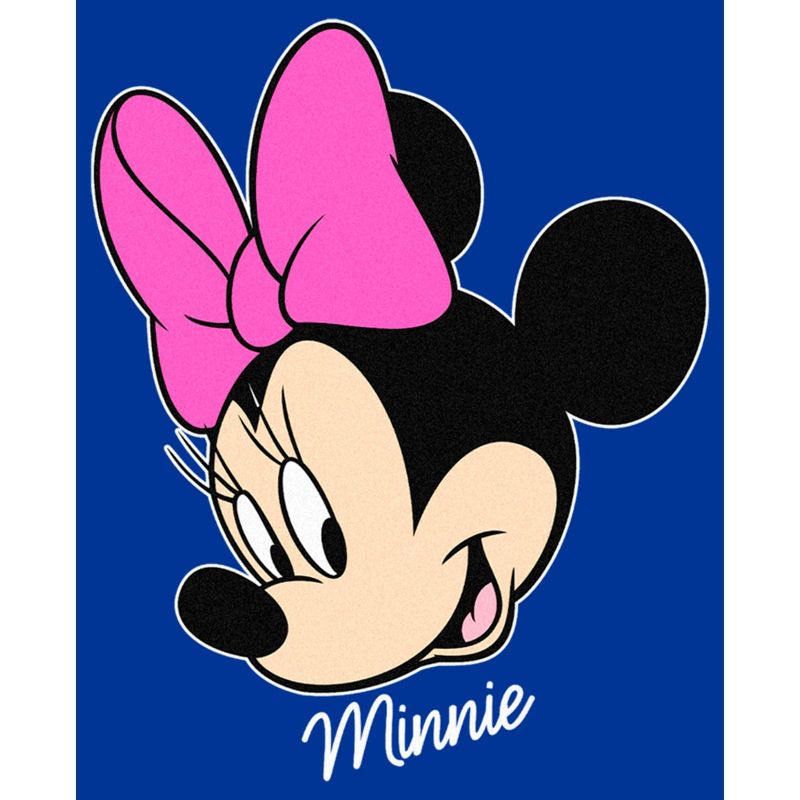 Men's Mickey & Friends Minnie Mouse Portrait Sweatshirt, 2 of 5