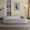 KWPZQEB 2-in-1 Folding Sofa Bed with 2 Pillows, Loveseat Sofa, Boneless Convertible Sleeper Sofa Bed Full Size, Floor Couch & Sleeping Mattress - 4 of 4