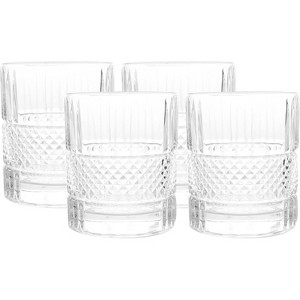 LEMONSODA Premium Double Rocks Vintage Whiskey Tumblers - 10 oz (Set of 4) - 1 of 4