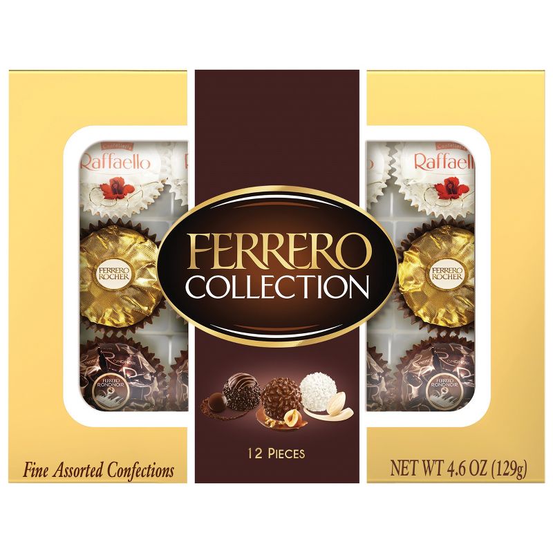 Ferrero Rocher Collection Assorted Chocolates Candy Variety Pack - 4.6oz, 1 of 9