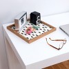 Little Arrow Design Co winter pines Square Bamboo Tray - Deny Designs - 2 of 2