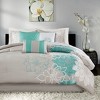 NicBex Printed Cotton Bedding Comforter Sets, All Season Bedding Set Reversible Quilt Set with Throw Pillows, Machine Washable - 3 of 4