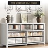 6 Drawer Dresser for Bedroom,  Wide Wood Dresser with 6 Deep Drawers - Spacious Top Chest of Drawers with Built-in Organizer for Bedroom - 3 of 4