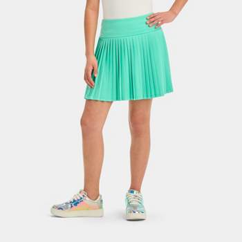 Girls' Pleated Sporty Knit Tennis Skirt - art class™