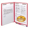 Smead Heavyweight Colored End Tab Fastener Folders, 0.75" Expansion, 2 Fasteners, Letter Size, Red Exterior, 50/Box - 3 of 4