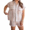 Women's Striped Top - Pastel Design - 4 of 4