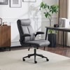 Karl Home | 28 InchW Mid-Back Swivel Office Chair Task Chair With Adjustable Arms - 2 of 4