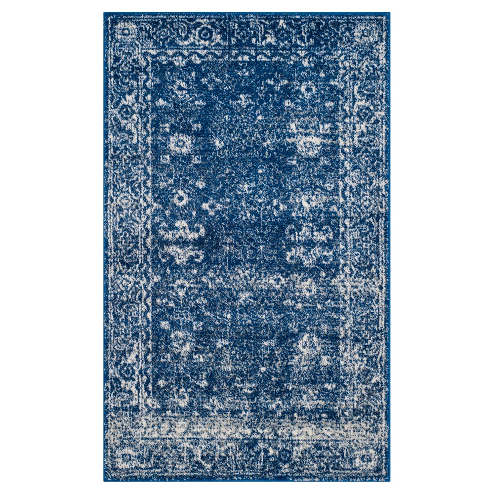 3'x5' Asteria Evoke Rug Navy/Ivory - Safavieh