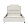 CAVINAS King/Queen/Full Size Velvet Upholstered Platform Bed Frame with Button Tufted Headboard,No Box Spring Needed - 4 of 4