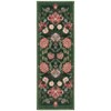 Washable Floral Botanical Rug Non Slip Low Pile Rug Soft Vintage Throw Floor Cover Foldable Indoor Carpet for Living Room Bedroom Playroom Kids Room - 4 of 4