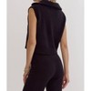 Women's Knit Half Zip Top - entro - 3 of 4