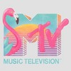 Women's MTV Retro Flamingo Logo Racerback Tank Top - 2 of 4