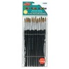 Charles Leonard Water Color Paint Brushes with Round Pointed Tip, # 12, 1.06 Inch, Camel Hair, Black Handle, 12 Per Pack, 6 Packs - 2 of 2