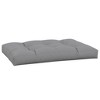 vidaXL Outdoor Fabric Pallet Cushion 47.2"x31.5"x4.7" - Comfortable, Lightweight, Portable - Gray. - 4 of 4