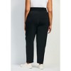 Avenue Women's Plus Size Lucille Tapered Knit Pant - 3 of 4