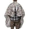 Unique Bargains Fashion Hair Cutting Cape 65.75"x57.09" Beige Black 1 Pc - 2 of 4