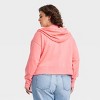 Women's Cropped Full Zip Hoodie Sweatshirt - Universal Thread™ - 2 of 3