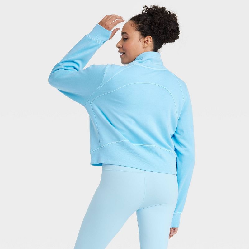 Women's Fleece Half Zip Pullover - All In Motion™, 5 of 13