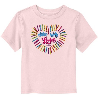 Toddler's Crayola Made With Heart T-Shirt